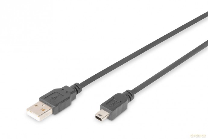 DIGITUS USB 2.0 Anschlusskabel Typ A -mi