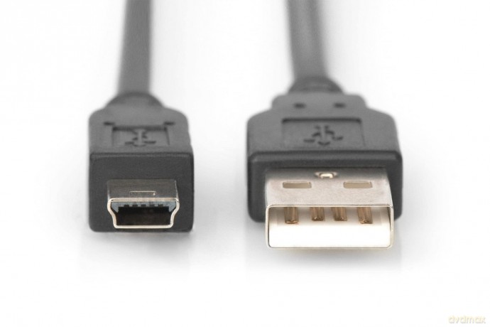 DIGITUS USB 2.0 Anschlusskabel Typ A -mi