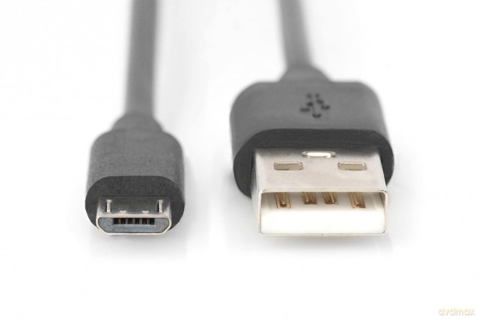 DIGITUS USB 2.0 Anschlusskabel Typ A -mi