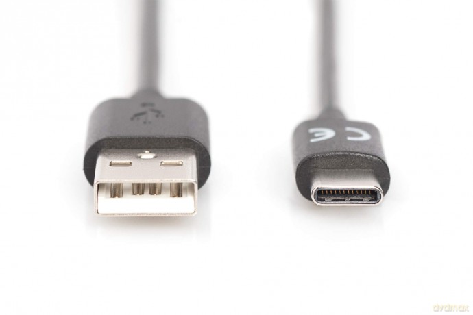 DIGITUS USB 2.0 Anschlusskabel Typ C -A