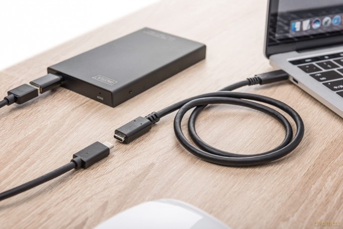 DIGITUS USB 2.0 Verlngerungskabel Typ C