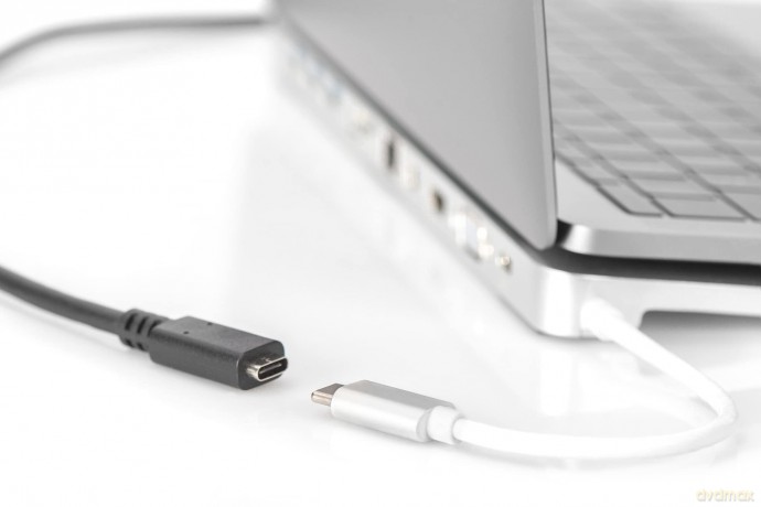 DIGITUS USB 2.0 Verlngerungskabel Typ C