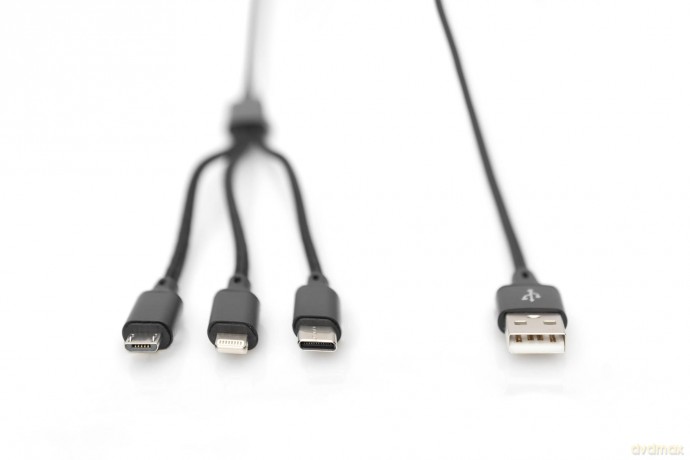 Digitus USB 3.0 > Lightning/Micro-USB/US