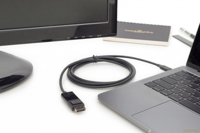 DIGITUS USB C Adapterkabel Typ C -DP 32,