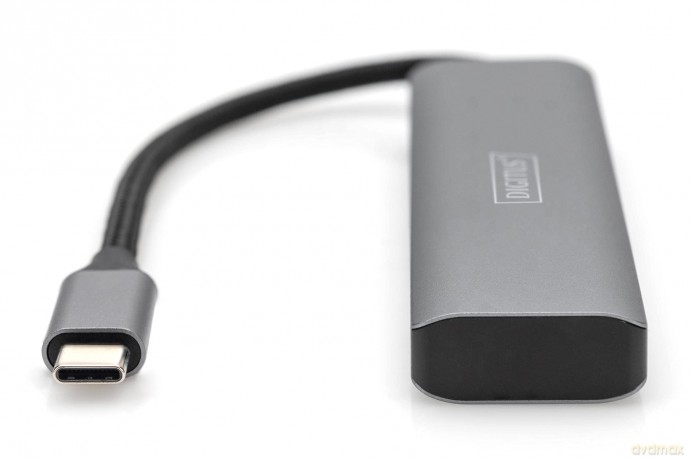 DIGITUS USB-C-Hub 4-Port 2.1->2xA3.12xC