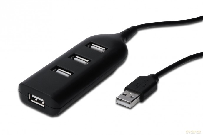DIGITUS USB-Hub 4-Port 2.0->4xA2.0 in