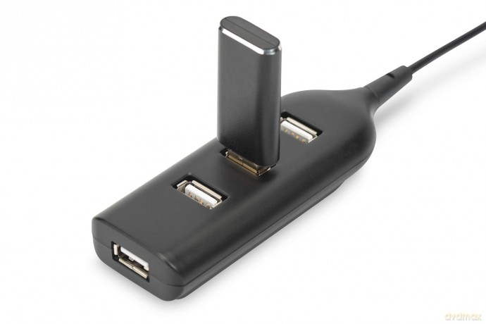 DIGITUS USB-Hub 4-Port 2.0->4xA2.0 in