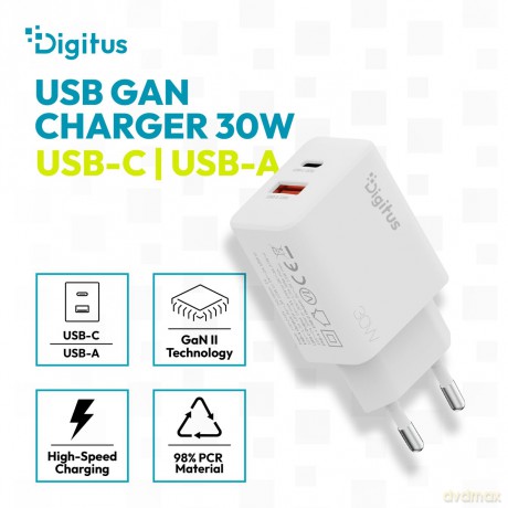 DIGITUS USB-Ladegert GaN 30W, 1x USB-C10ZubehśrSONSTIGES540118303815.99103.02.2026107789461 4016