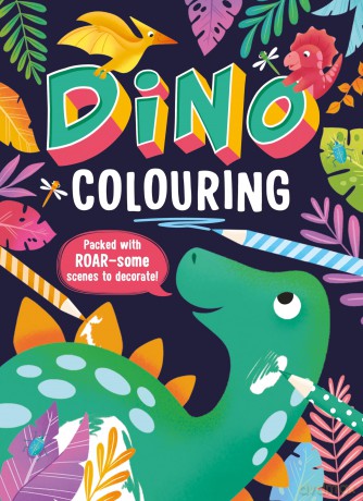 Dino Colouring [KSIĄŻKA]