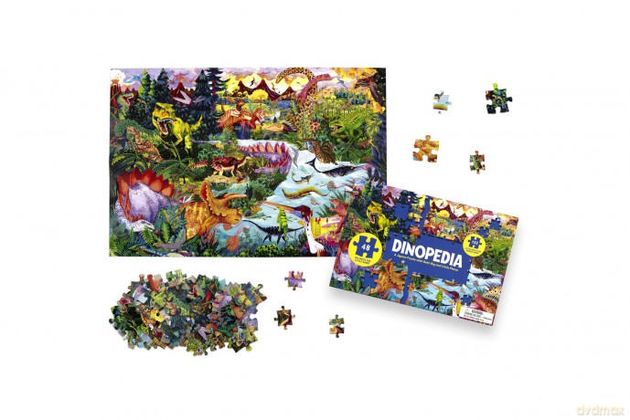 Dinopedia Jigsaw Puzzle [KSIĄŻKA]