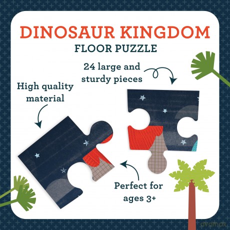 Dinosaur Kingdom Floor Puzzle