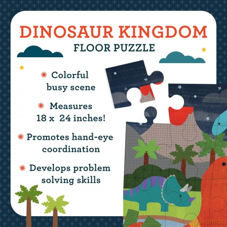 Dinosaur Kingdom Floor Puzzle