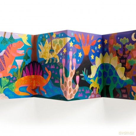 Dinosaur Land Sticker Sparkle Poster Activity Kit [KSIĄŻKA]