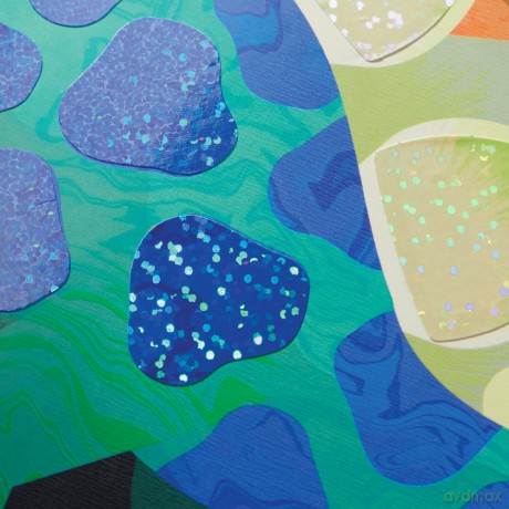 Dinosaur Land Sticker Sparkle Poster Activity Kit [KSIĄŻKA]