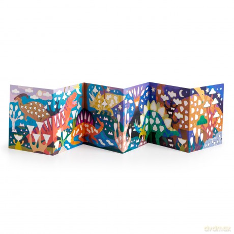 Dinosaur Land Sticker Sparkle Poster Activity Kit [KSIĄŻKA]
