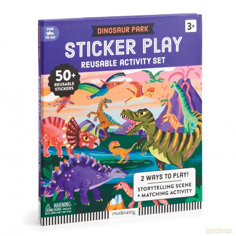 Dinosaur Park Sticker Play Reusable Activity Set [KSIĄŻKA]