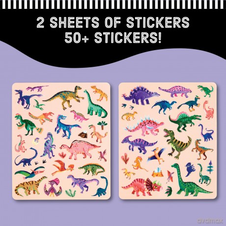 Dinosaur Park Sticker Play Reusable Activity Set [KSIĄŻKA]