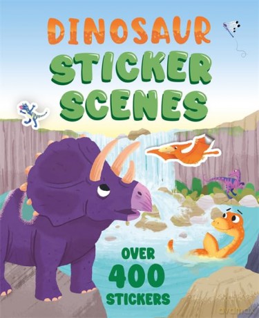 Dinosaur Sticker Scenes [KSIĄŻKA]