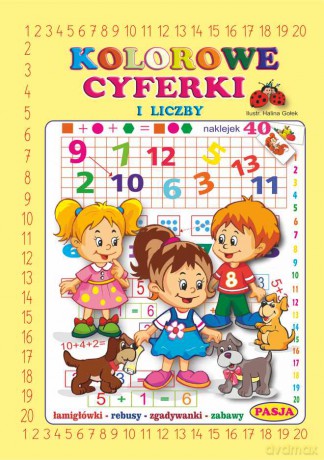 Kolorowe Cyferki I Liczby - Halina Gołek [KSIĄŻKA]