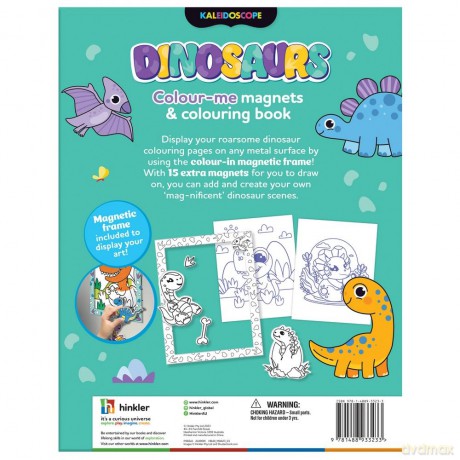 Dinosaurs ColourMeMagnet [KSIĄŻKA]