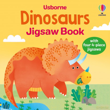Dinosaurs Jigsaw Puzzle Book [KSIĄŻKA]