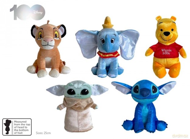 DISNEY - Assortment 10 pcs Plush Platini