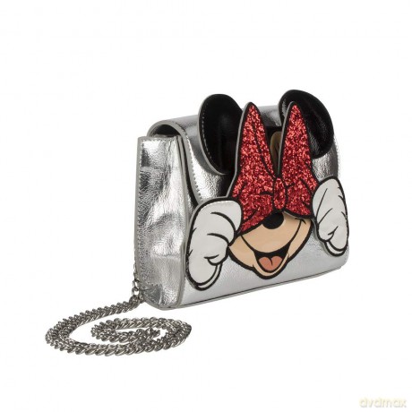 DISNEY - Shoulder Bag Silver Minnie 'Dan