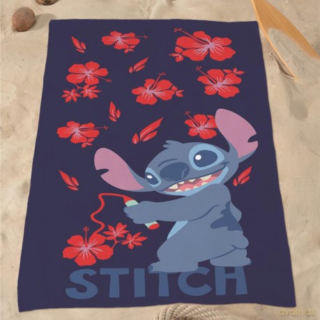 DISNEY - Stitch "Flowers" - Beach Towel