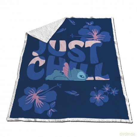 DISNEY - Stitch "Just Chill" - Sherpa Bl