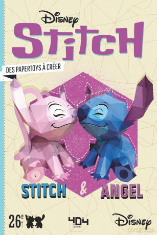 Disney - Stitch Et Angel - Un Papertoy A