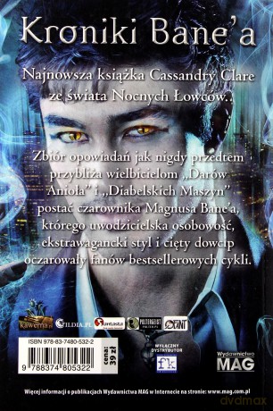 Kroniki Bane'a - Sarah Res-Brennan, Maureen Johnson, Cassandra Clare [KSIĄŻKA]