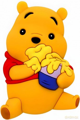 P.Derive: DISNEY - Winnie the pooh - 3D foam colle