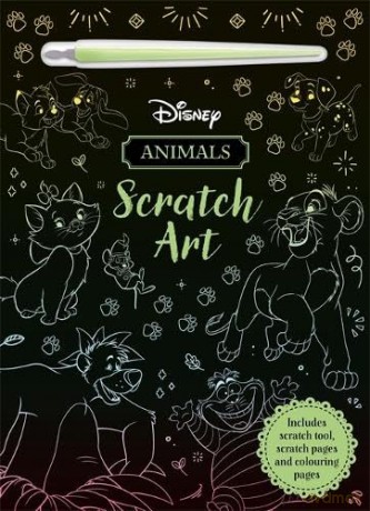 Disney Animals Scratch Art [KSIĄŻKA]