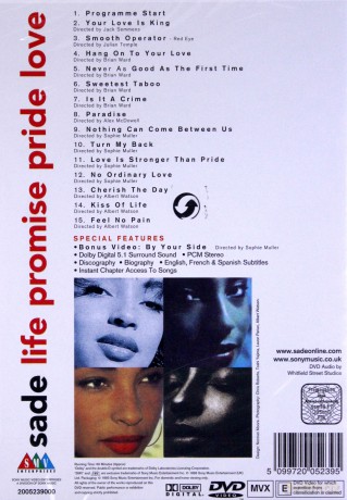 Sade: Life Promise Pride Love [DVD]