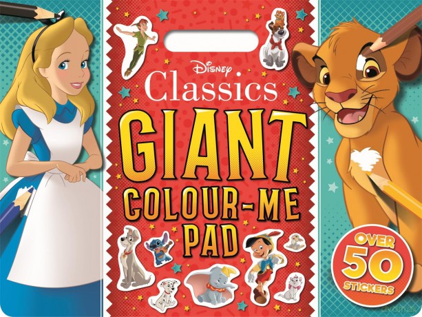 Disney Classics Giant Colour Me Pad [KSIĄŻKA]