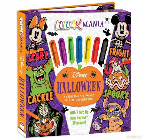 Disney Halloween Colourmania [KSIĄŻKA]
