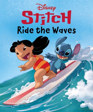 Disney Lilo Stitch Ride The Waves [KSIĄŻKA]