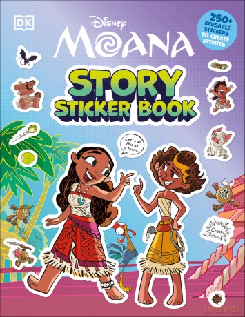 Disney Moana Story Sticker Book [KSIĄŻKA]