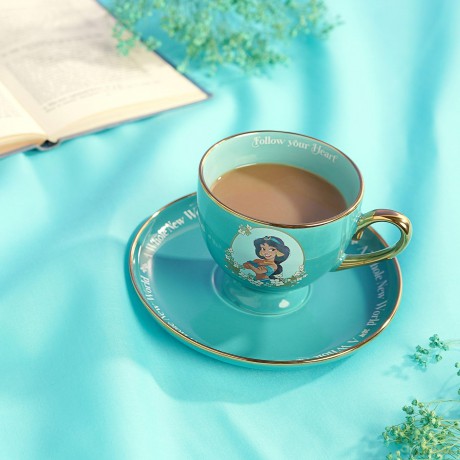 DISNEY PRINCESS - Jasmine - Tea Cup + Sa