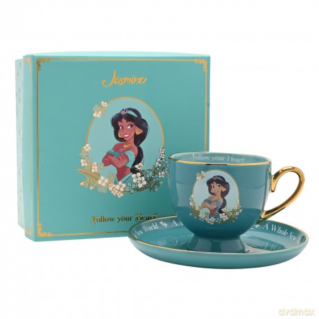 DISNEY PRINCESS - Jasmine - Tea Cup + Sa