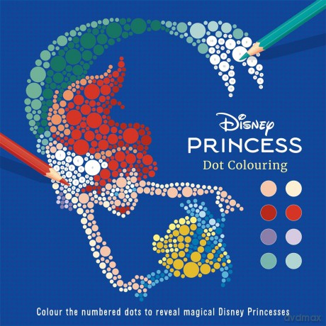 Disney Princess Dot Colouring [KSIĄŻKA]