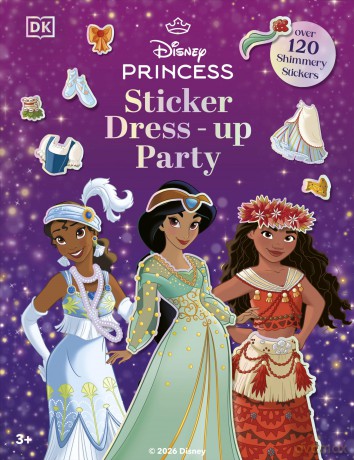 Disney Princess Sticker Dressup Party [KSIĄŻKA]