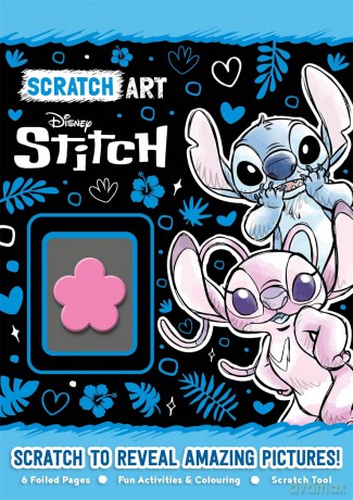 Disney Stitch Scratch Art [KSIĄŻKA]
