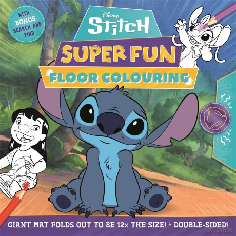 Disney Stitch Super Fun Floor Colo [KSIĄŻKA]