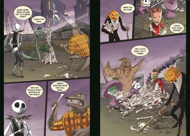 Disney Tim Burtons The Nightmare [KSIĄŻKA]
