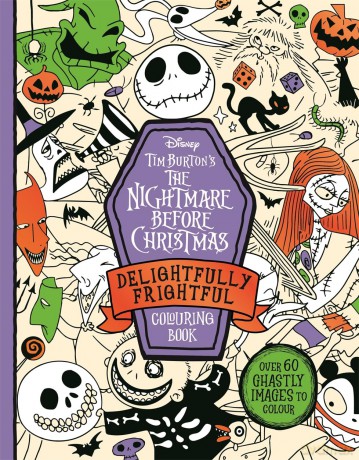Disney Tim Burtons The Nightmare Before Christmas Delightfully Frigh [KSIĄŻKA]