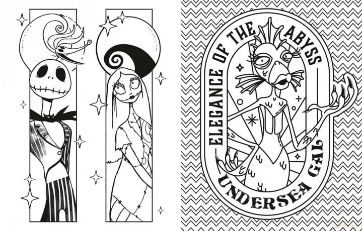 Disney Tim Burtons The Nightmare Before Christmas Delightfully Frigh [KSIĄŻKA]