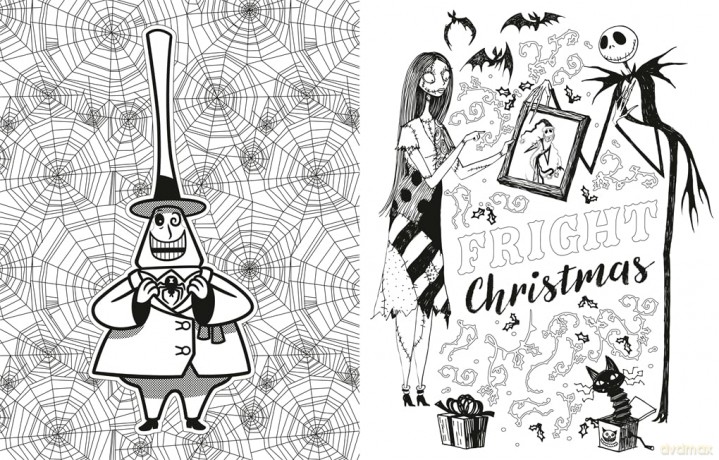 Disney Tim Burtons The Nightmare Before Christmas Delightfully Frigh [KSIĄŻKA]