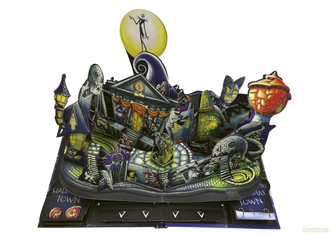 Disney Tim Burtons The Nightmare Before Christmas PopUp Holiday Wo [KSIĄŻKA]