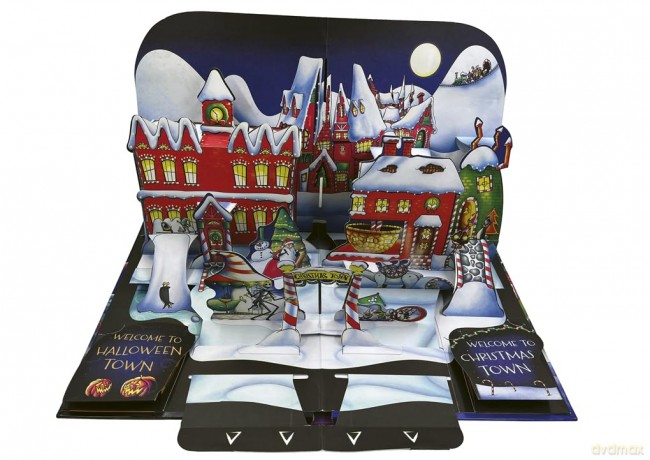 Disney Tim Burtons The Nightmare Before Christmas PopUp Holiday Wo [KSIĄŻKA]